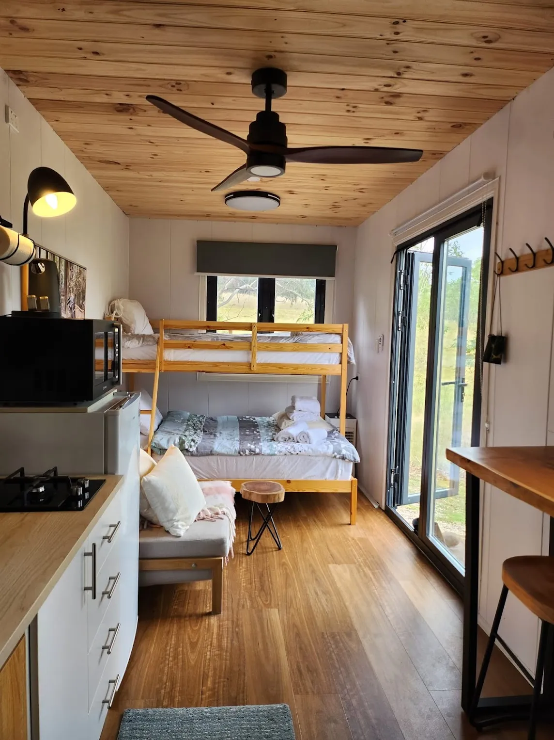 Tiny home interior view